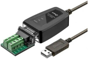 DTECH DT-5019C USB 2.0 To RS485 RS422 RS232 Serial Port Converter Adapter Cable, 300bps-3Mbps RS422/485 Speed, 300bps-115200bps RS232 Speed, 0.5 Meters Cable Length, Black | DT-5019C