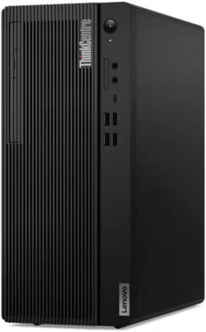 Lenovo ThinkCentre M70t Gen 3 Tower Desktop Computer, Intel Core i7-12700, 32GB RAM, 1TB SSD, Intel UHD Graphics 770, ENG-ARB USB K/B, DVD±RW, Windows 11 Pro, Black | 11TA0024GR