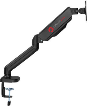 GAMEON GO-5336 Single Monitor Arm, 17" - 32", Arm Up To 9 KG, Keyhole Pattern, Advanced Cable Management, Built-in Spring Tension System, For Gaming And Office Use, Black | GO-5336