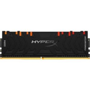 HyperX Predator RGB 8GB DDR4 Desktop Memory, 4000MHz, 288pin, DIMM Memory Module | HX440C19PB4A/8