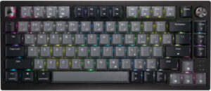 Corsair K65 Plus Wireless 75% Mechanical Gaming Keyboard, Corsair NLX Red Key Switches, Hot-Swappable, Full Key (NKRO), 100% Anti-Ghosting, English Layout, Detachable Type-C, Black | CH-91D401L-NA
