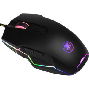 Snakebyte Ultra LED RGB Gaming Mouse, 16.8 Million Colors, High Precision, 50G Max Acceleration, 16000DPI Optical Sensor, Low Friction Sliding Surface, 5 Buttons, Black | SB909696