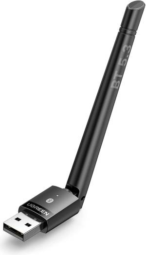Ugreen Bluetooth Adapter 5.3, Enhanced Range, Low Latency, 100M Transmission, Adjustable Antenna | 15610