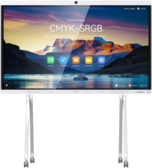 HUAWEI IdeaHub B3 Interactive Display with Ideahub Rolling Stand, 75" 4K D-LED Display, Wi-Fi 6 Connectivity, 16ms Writing Latency, Intelligent Tracking Supported | IHB3-75SA / WB1M0IDEAHUB07