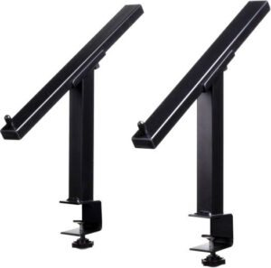 Headliner La Brea Laptop Brackets,  Fits All Laptop Sizes, 11.5" Bracket Arm Depth, Made of Powder Coated Steel, Great for Tablets & Lighting Controllers, Black | HL20002