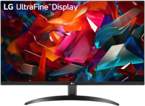 LG 32UR500K-B UltraFine Monitor, 32" 4K UHD VA Display, 60Hz Refresh Rate, 4ms (GTG) Response Time, Dynamic Action Sync, OnScreen Control, Super Resolution+, Built-In Speakers, Black | 32UR500K-B