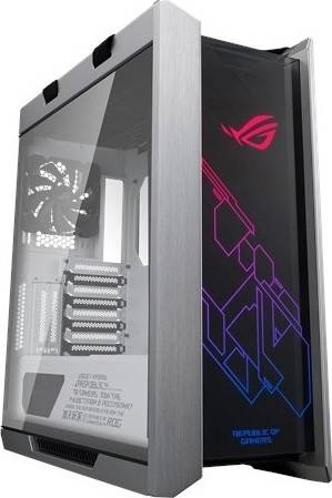 ASUS ROG Strix Helios GX601 White Edition RGB ATX/EATX Mid-tower Gaming Case with Tempered Glass, Aluminum Frame, GPU braces, 420mm radiator support and Aura Sync | 90DC0023-B39000