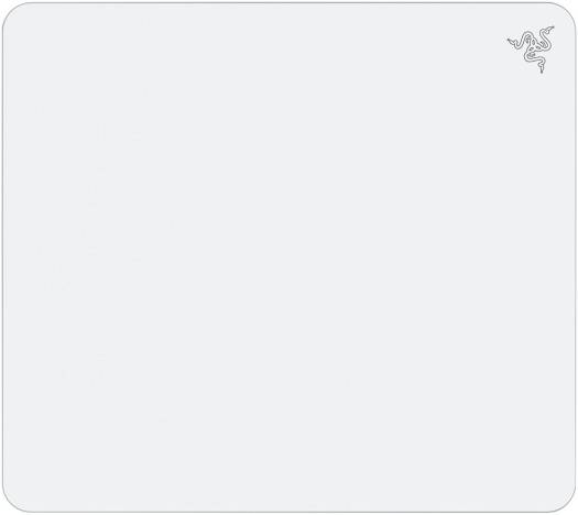 Razer Atlas Tempered Glass Mouse Mat, 450 x 400 x 5mm Dimension, CNC-Milled with Rounded Edge, Anti-Slip Rubber Base, White | RZ02-04890200-R3M1