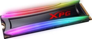 Adata XPG Spectrix RGB Gaming SSD S40G Series 4Tb Internal Pcie Gen3X4 M.2 2280 (Nvme), Internal SSD, 3500MB/s Read, 3000MB/s Write | AS40G-4TT-C