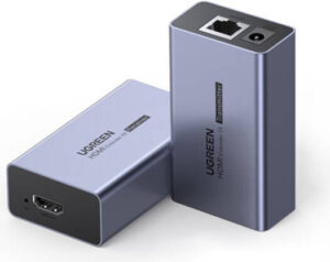UGREEN CM609 HDMI over Ethernet Extender 50m (UK), Black | 90811UK
