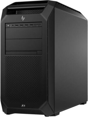 HP Z8 G5 Workstation Desktop PC, Intel Xeon Silver 4410Y, 16GB DDR5 RAM, 1TB PCIe SSD, SATA Super Multi DVD, RTX A2000 ADA 16GB GDDR6, USB 320K K/B Wired 320M Mouse, Win11 Pro, Black | Z8 G5