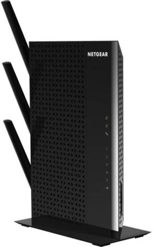 Netgear EX7000 Nighthawk Wi-Fi Extender, AC1900, 2.4GHz/5GHz, Up to 1900Mbps, WPA/WPA2-PSK/WEP Encryption, 1 x USB 3.0, 5 x Gigabit ETH, Black