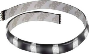 SilverStone  Bright White LED Modding PC Case Light Strip,30cm,15LEDs | SST-LS01W