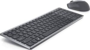 Dell KM7120W Multi-Device Bluetooth & Wireless Keyboard and Mouse Qwerty, Arabic Keyboard -Titan Gray | KM7120W