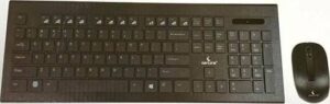 Genuine Wireless Keyboard and Mouse Combo (Black) | GN-CS8400