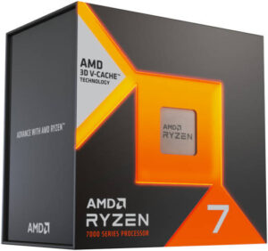 AMD Ryzen 7 7800X3D AM5 Desktop Processor with AMD Radeon Graphics, 8 Cores & 16 Threads, 5 GHz Max Boost Clock, 8MB L2 & 96MB L3 Cache, DDR5 Memory & 128GB Max Capacity | 100-100000910WOF