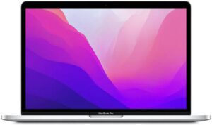 Apple Macbook Pro 13 " Retina Display, M2 Chip, 8 Core CPU & 10 Core GPU, 8GB RAM, 512GB SSD Storage, Backlit English Keyboard, Touch Bar & Touch ID, Silver | MNEQ3