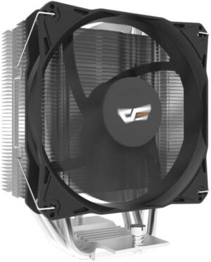 DarkFlash Storm Z4 aRGB Air CPU Cooler, 1400 Fan RPM, 52.1 CFM Fan Airflow, Hydraulic Bearing, 22.3dBA Noise Level, Copper Heat Pipes, 155m Height, Black | STORM-Z4