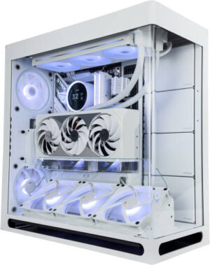 Lunar Light Gaming PC - AMD Ryzen 7 9800X3D 8 Cores 16 Threads, NVIDIA RTX 5080 16GB, 32GB DDR5 RAM 6000MHz, 1TB SSD Gen 5, 850W PSU, 360 Liquid Cooler, Wi-Fi + BT