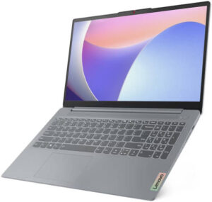 Lenovo IdeaPad Slim 3 15IAH8 Laptop, 15.6" FHD IPS Display, Intel Core i5-12450H CPU, 8GB RAM, 512GB SSD, Intel UHD Graphics, English (UK) Keyboard, Free DOS, Arctic Grey | 83ER006XPS