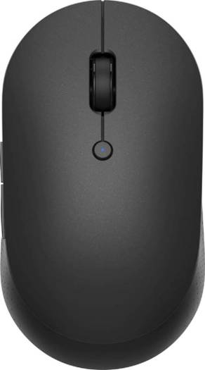 Xiaomi Mi Silent Edition Dual Mode Wireless Mouse, Connect Wirelessly With Bluetooth, 1300 dpi Sensitivity, Side Button Control, High-precision Tracking, Lightweight & Compact Size, Black | HLK4041GL