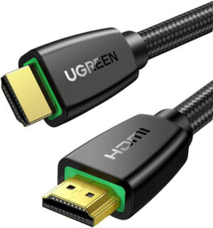 UGREEN HDMI to HDMI Video Cable, 4K@60Hz UHD Resolution, 18Gbps Data Transfer Rate, Multiple Mode, HDMI ARC Cable, Premium Certified, 1.5M Cable Length, Black | 40409