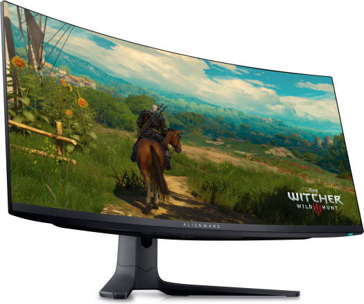 Dell Alienware 34 Curved Gaming Monitor, 34" WQHD QD-OLED Display, 165Hz Refresh Rate, 0.1ms (GtG) Response Time, AMD FreeSync Premium Pro Technology, 1.07b Display Colors, Black | AW3423DWF - Image 2