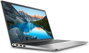 Dell Inspiron 15 3520 Laptop, 15" FHD WVA 120Hz Display, Intel Core i7-1255U CPU, 8GB RAM, 512GB SSD, Intel Iris Xe Graphics, ENG-ARAB Keyboard, Free DOS, Silver | INS-15-3520