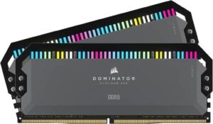 Corsair Dominator Platinum RGB 32GB (2x16GB) DDR5 Desktop Memory, 6000MHz Tested Speed, 36-36-36-76 Latency,  AMD Expo Profile, DIMM 288 Pin Format, 1.35 Voltage, Black | CMT32GX5M2D6000Z36