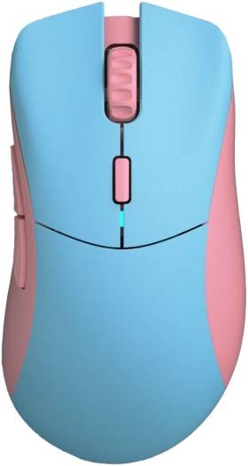 Glorious Model D Pro Wireless Gaming Mouse, Up to 19000 DPI Range, 6 Total Remappable Buttons, Glorious BAMF Sensor, Rounded Edge 100% PTFE Mouse Feet, 2.4GHz Dongle, Blue/Pink | GLO-MS-PDW-SKY-FORGE