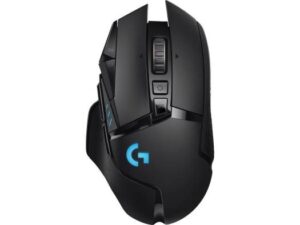 Logitech G502 LIGHTSPEED Wireless Gaming Mouse with HERO Sensor and Tunable Weights, 25.6K DPI, Net-gen HERO 16K Sensor, 11 Customizable Buttons and Hyper-Fast Scroll Wheel | 910-005568