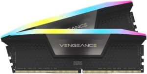 CORSAIR VENGEANCE RGB 32GB (2 x16GB) DDR5 288-Pin Dual Channel Desktop Memory Kit, 7000 MHz Tested Speed,40-52-52-114 Latency, Intel XMP 3.0 Chipset, Overclock PMIC | CMH32GX5M2B7000C40