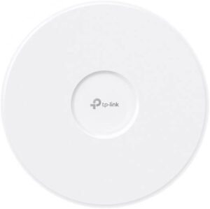TP-Link EAP772 BE11000 Ceiling Mount Tri-Band Wi-Fi 7 Access Point, 6 GHz, 5GHz & 2.4GHz Wi-Fi Speed, 1x 10G Ethernet Port Interface, Up to 320MHz Bandwidth, Low Latency & Interference, White | EAP772