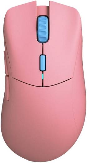 Glorious Model D Pro Wireless Gaming Mouse, Up to 19000 DPI Range, 6 Total Remappable Buttons, Glorious BAMF Sensor, Rounded Edge 100% PTFE Mouse Feet, 2.4GHz Dongle, Pink | GLO-MS-PDW-FLA-FORGE