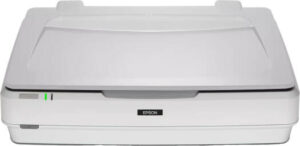Epson Expression 13000XL A3 Graphics Scanner, Flatbed Type, 2400 x 4800 Max DPI Optical Resolution, 3.8 Dmax Optical Density, ReadyScan LED Technology, Auto-Rotation Feature, White | B11B257401BY