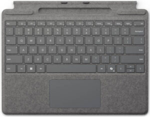 Microsoft Surface Pro Keyboard 11th Edition With Pen Storage, Compatible with 11th Edition, Surface Pro 10 for Business, Surface Pro 9, Surface Pro 8, Surface Pro X, Platinum | 8XA-00252