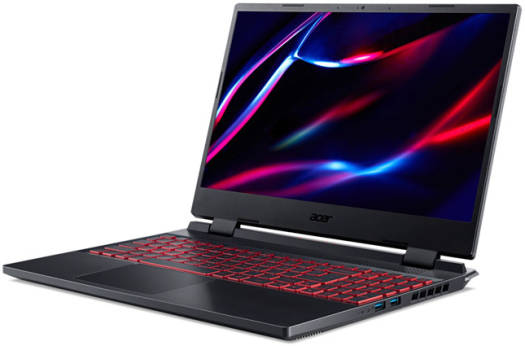 Acer Nitro 5 Gaming Laptop, 15.6" FHD TFT Display, Intel Core i7-12650H CPU, 16GB RAM, 512GB SSD, GeForce RTX 4050 6GB GPU, English RGB Backlit K/B, Free DOS, Black | NH.QLZEM.005 - Image 3