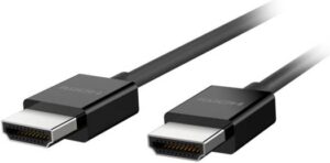 Belkin Ultra HD High Speed HDMI Cable 2M - Premium HDMI Cable with 4K, Dolby Vision, HDR10, Optimal Viewing For Apple TV 4K, Apple TV, MacBook & HDMI Enabled Devices - Black | AV10175BT2MBKV2