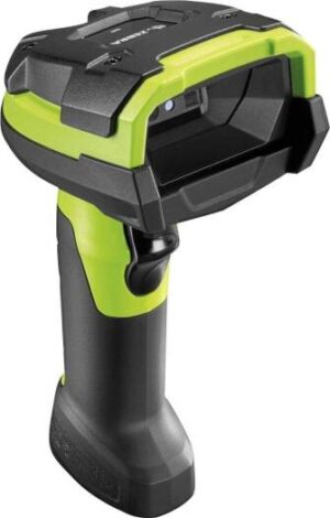 Zebra DS3608-HP Wired Handheld Barcode Scanner, 1D & 2D Scanner Type, Laser Sensor Type, 1280 pixels Sensor Resolution, Wired Connectivity, Black / Green | DS3608-HP3U4602VZW
