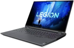 Lenovo Legion 5 Pro 16IAH7H Gaming Laptop, 16" WQXGA HDR 165Hz Display, Intel Core i7-12700H, 32GB RAM, 1TB SSD, NVIDIA GeForce RTX 3070 8GB, RGB Backlit  Arabic KB, Win 11, Storm Grey | 82RF00AFAX