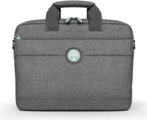 Port Designs YOSEMITE Eco 15.6" Laptop Bag, r-PET & PET Recycled Materials, Fully Padded Structure, Adjustable & Removable Padded Shoulder Strap | 400701