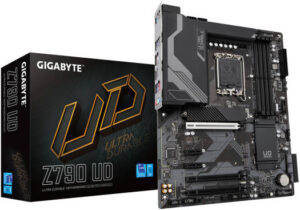 GIGABYTE Z790 UD rev. 1.0 LGA1700 ATX Motherboard, Intel Z790 Chipset, 4 x DDR5 DIMM, 128GB Max Memory, 2.5GbE LAN, 1x PCI E 5.0 x16, 1x HDMI1, 1x DP, 1x M.2, USB-C 3.2/USB 2.0 | Z790-UD