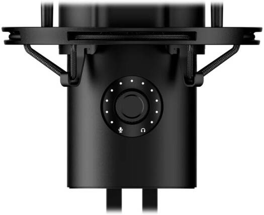 HyperX QuadCast 2 USB Microphone, Hi-Res Studio-Quality Recording, Intuitive On-Board Controls, Removable Shock Mount, Tap-to-Mute Sensor, Stunning HyperX Red Lighting, Black | QuadCast 2 - Image 5