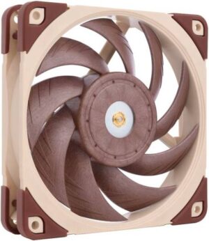 Noctua NF-A12x25 LS-PWM Case Fans, 120mm x 120mm Fan Size, 1200 RPM Fan Speed, 32.78 CFM Fan Airflow, SSO2 Bearing, AAO Frame Technology, A-Series with Flow Acceleration Channels | NF-A12x25 LS-PWM