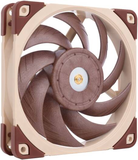 Noctua NF-A12x25 LS-PWM Case Fans, 120mm x 120mm Fan Size, 1200 RPM Fan Speed, 32.78 CFM Fan Airflow, SSO2 Bearing, AAO Frame Technology, A-Series with Flow Acceleration Channels | NF-A12x25 LS-PWM