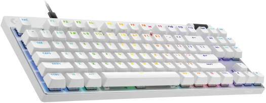 Logitech PRO X TKL RAPID Wired Mechanical Keyboard, Magnetic Analog Switches, Rapid Trigger, LIGHTSYNC Technology, Wired Connectivity, English (US) Layout, White | 920-013242 - Image 2
