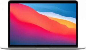 Apple MacBook Air (2020) 13" Retina Display with True Tone Laptop, M1 Chip, 8GB RAM, 256GB SSD, English-Arabic Backlit Magic Keyboard, Silver | MGN93AB/A