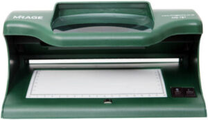 Mirage MD-787 Multi-Functional Note Counterfeit Detector, 3x, Tx, & 10x Magnifier, UV LED 0.5W x 4 Pieces, Green | MD-787