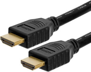 PCOM HDMI Cable, PVC Gold-Plated Connector, 10 Meters Cable Length, Black | C-PCHDMI10M