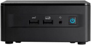 Intel Nuc 13 Pro Kit Barebone Computer, i5-1340P 4.60 GHz Processor, 16 Threads, 12 Cores, 2 Memory Channels, 22x80 NVMe M.2 Card Slot, Single Unit, No Cord, Black | RNUC13ANHI50000